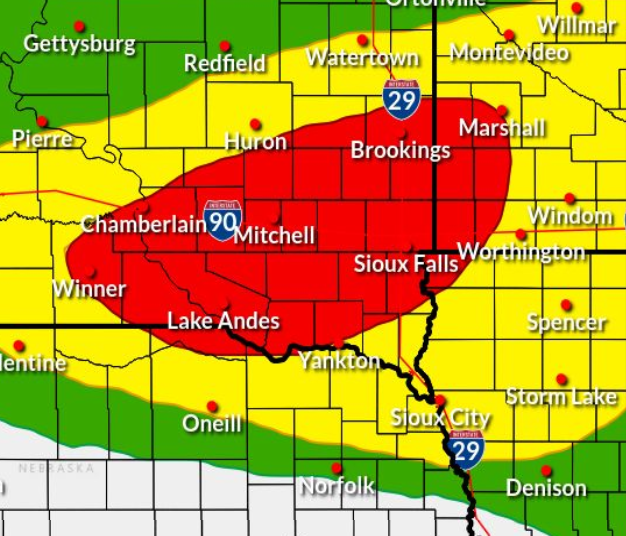 WPC Day 1 Excessive Rainfall Outlook - Issued 6/20 am (valid 7am 6/20 through 7am 6/21)