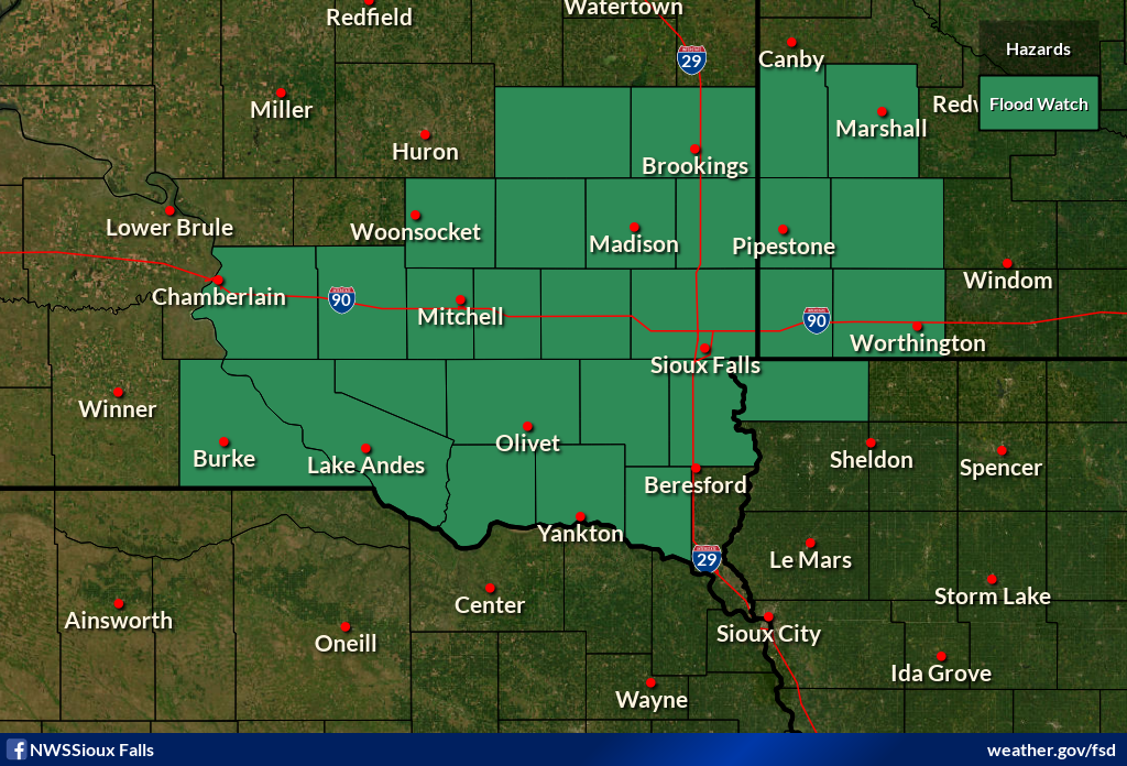 Flood Watch for Flash Flooding - issued 6/20 am (valid 8am 6/20 through 8am 6/21)