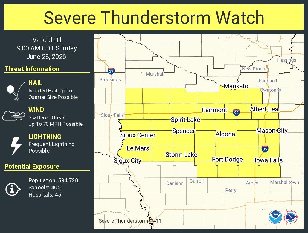 Severe Thunderstorm Watch