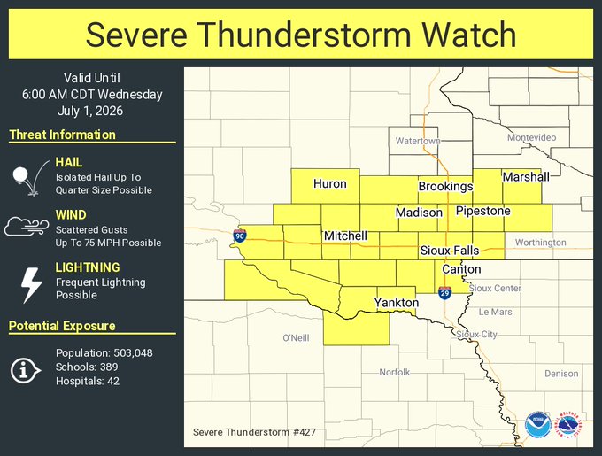 Severe Thunderstorm Watch