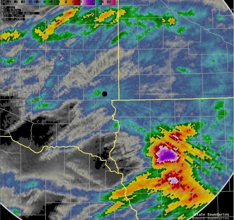 Storm Total Precipitation for June 26, 2010