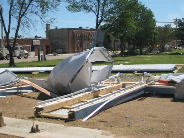 Morton building destroyed by tornado