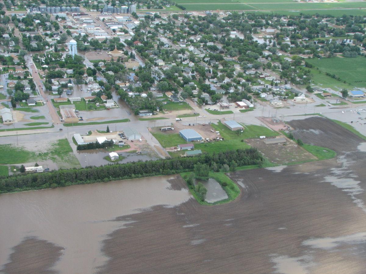 Aerial Photos of Flooding on June 6, 2008