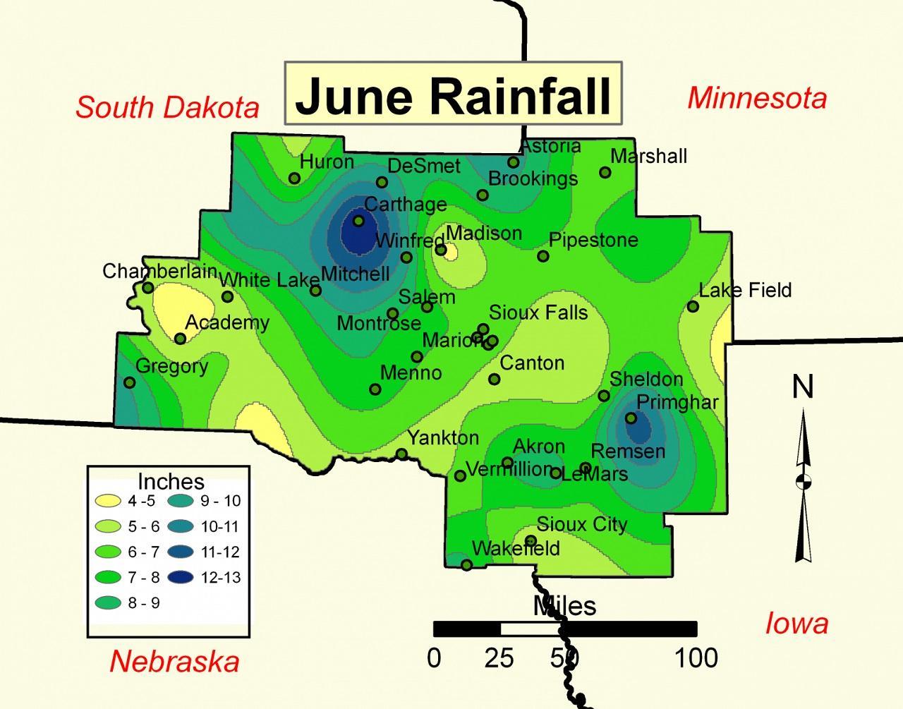 June Rainfall