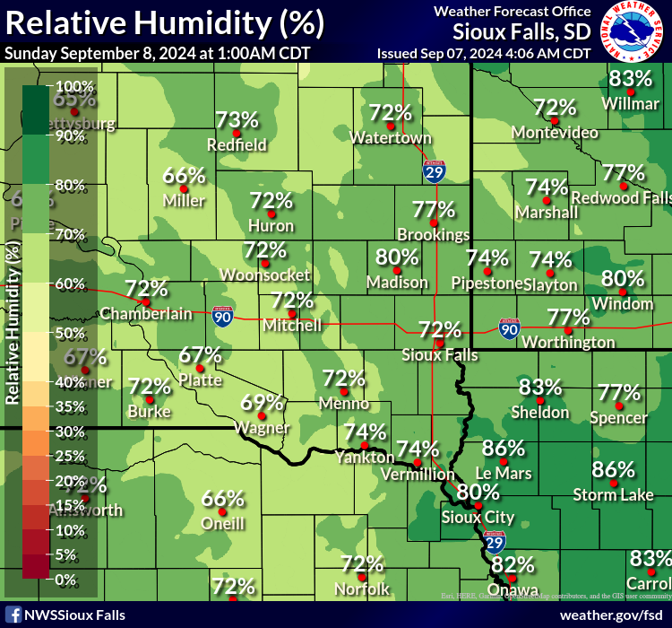 Forecast Relative Humidity