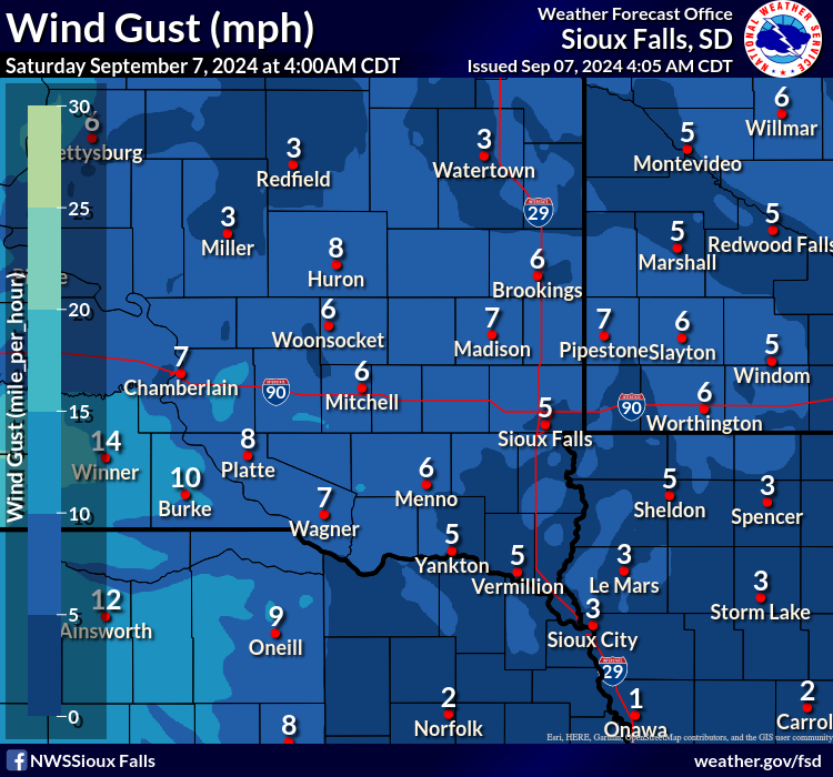 Forecast Wind Gusts