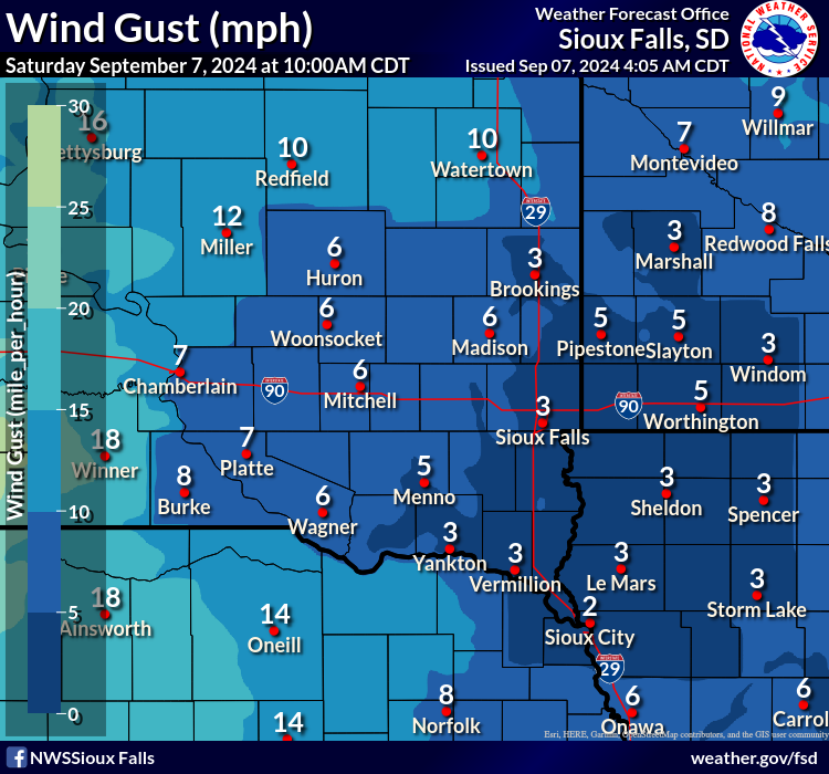 Forecast Wind Gusts