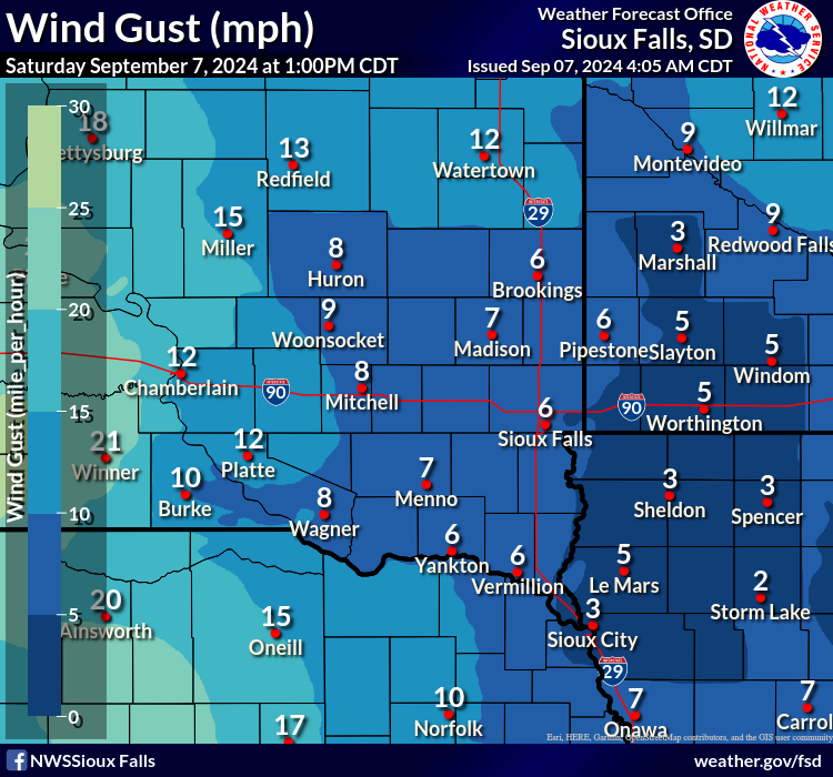 Forecast Wind Gusts