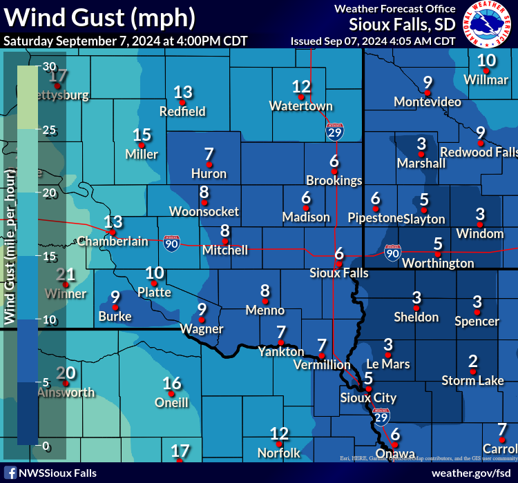 Forecast Wind Gusts