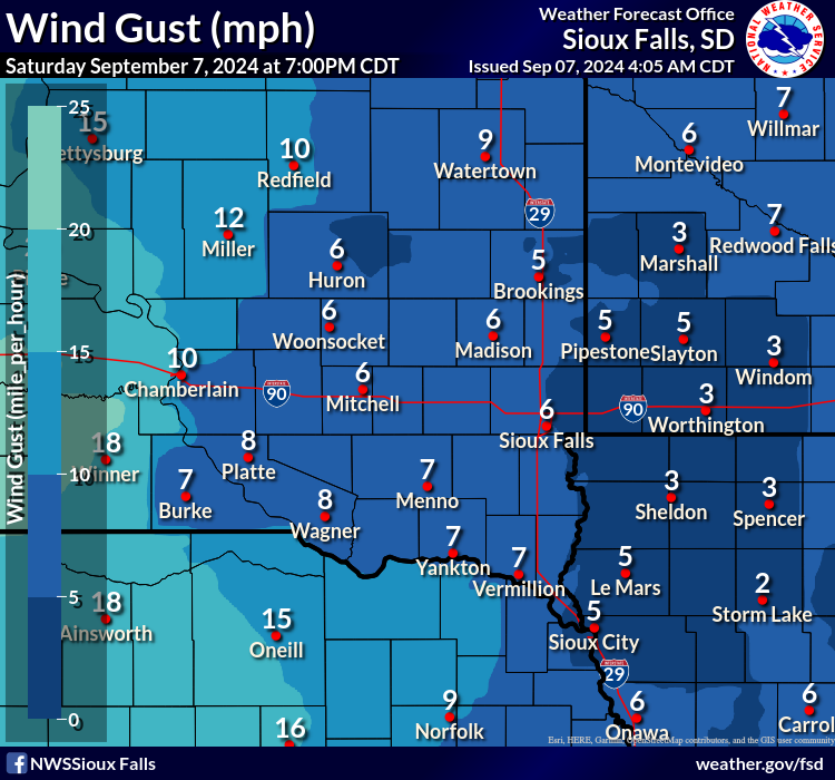 Forecast Wind Gusts