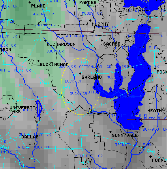 Map of Duck Creek