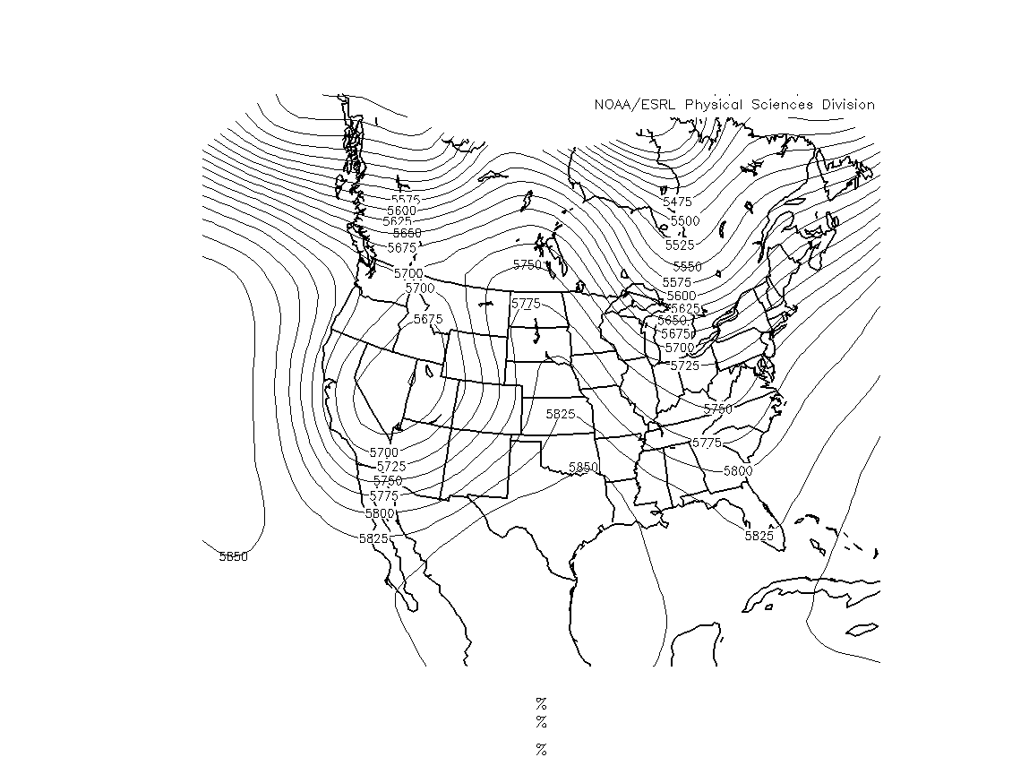 May 31, 1935 500mb heights