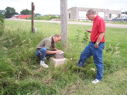 Marking location of Bartley, NE High Water Mark