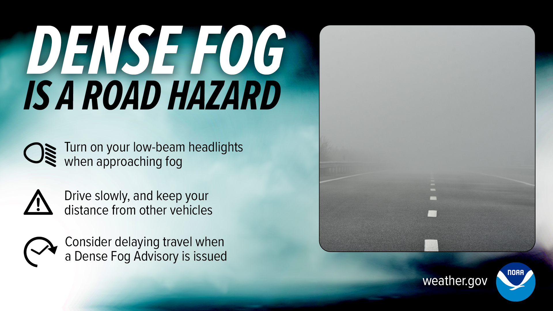 Fog - Dense Fog Safety