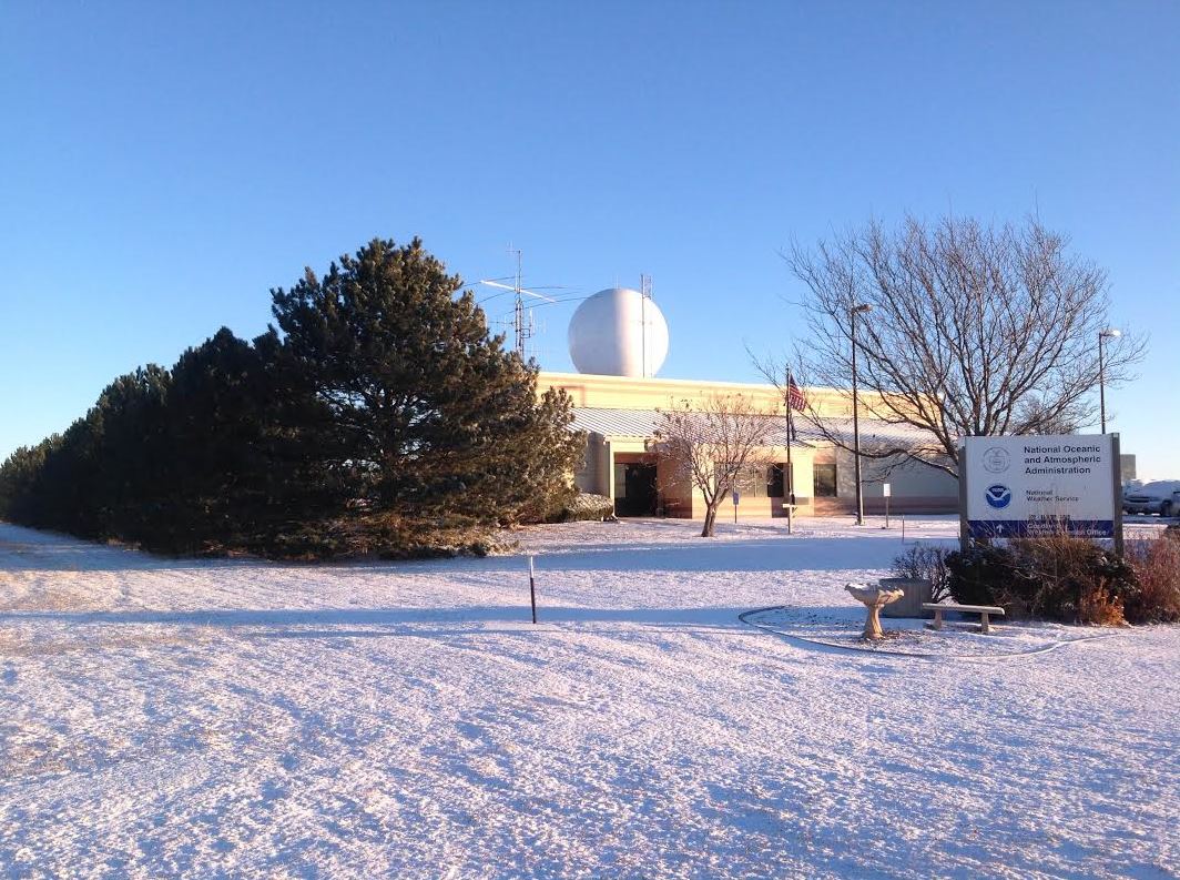 Goodland office in winter