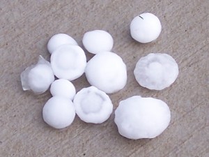 Oconto Falls area hailstones