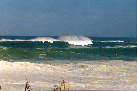 30 feet at Waimea Bay