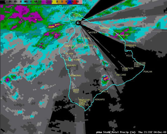 Dec 2 Big Island radar