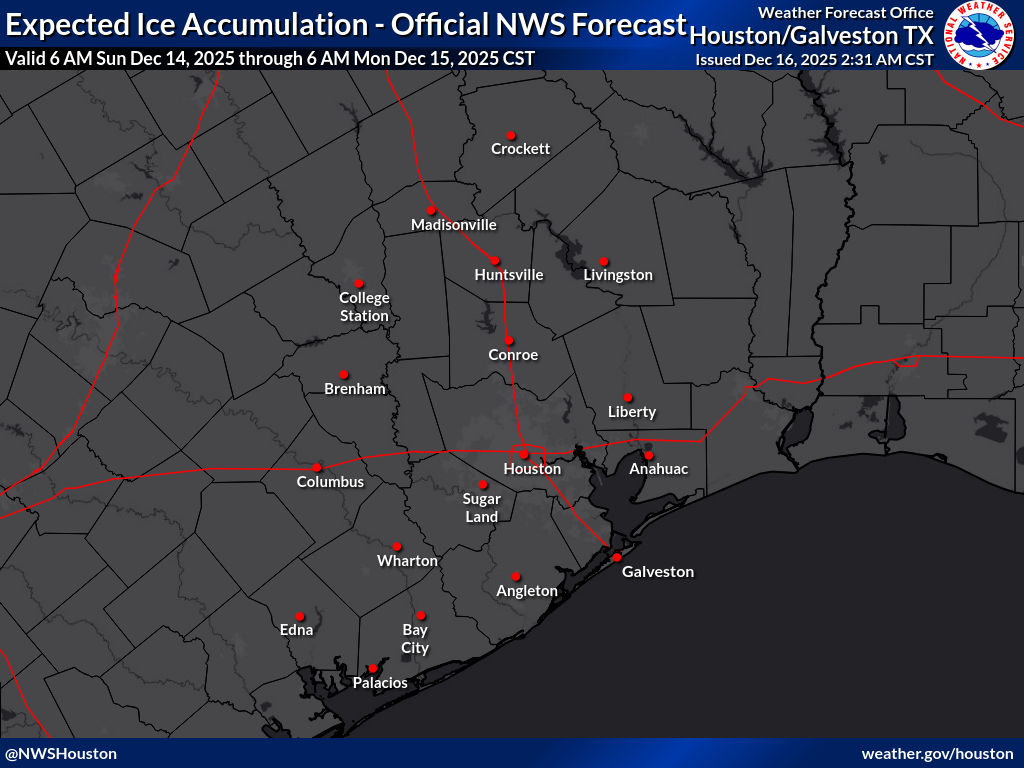 Most Likely Ice Accumulation