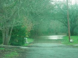 We're not joking: this really is Water Street in Courtland.