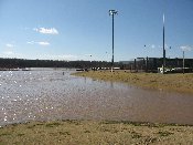 Ballfield near the Hampton Cove Golf Course