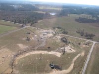 Tornado Damage near Rosalie, AL