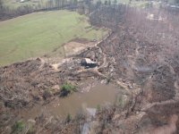 Tornado Damage near Rosalie, AL