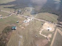 Tornado Damage near Rosalie, AL