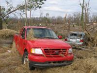 Tornado Damage near Rosalie, AL