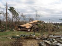 Tornado Damage near Rosalie, AL