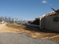 Tornado Damage near Rosalie, AL