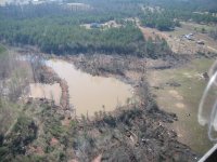 Tornado Damage near Rosalie, AL