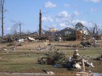 Storm damage near Albertville