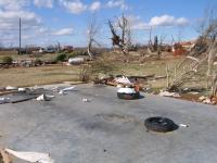 Storm damage near Albertville