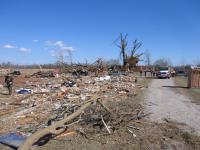 Storm damage near Albertville