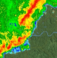 Hytop, AL Reflectivity from 3:30 PM CST