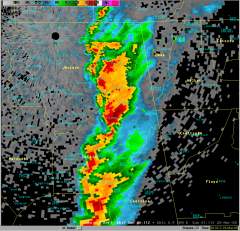 Hytop, AL Reflectivity from 8:11 PM CDT