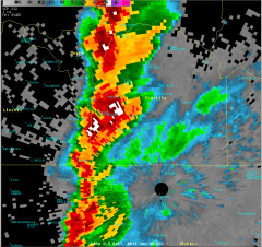 Hytop, AL Reflectivity from 7:05 PM CDT