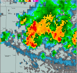 Hytop, AL Reflectivity from 3:16 PM CDT