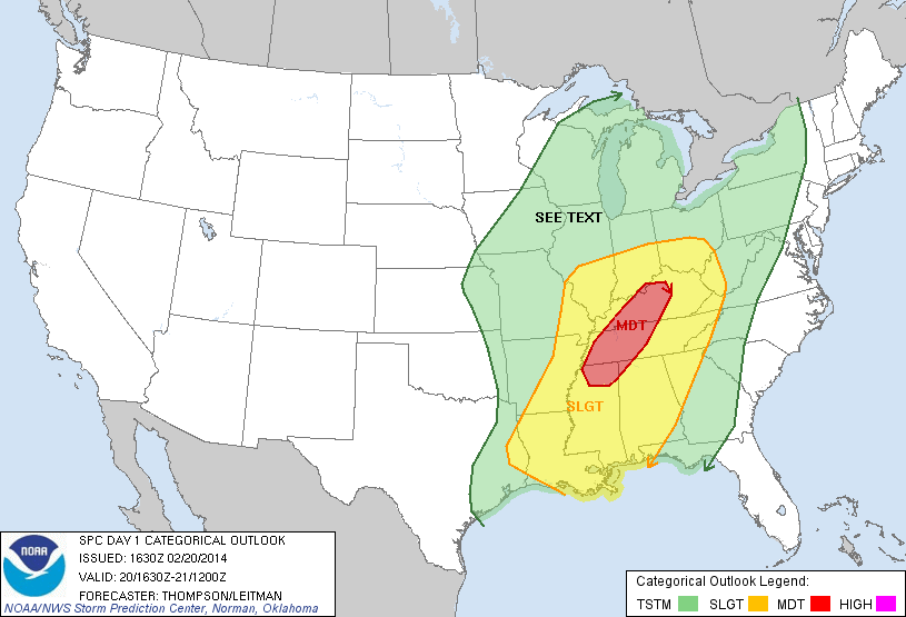 SPC Day 1 Outlook