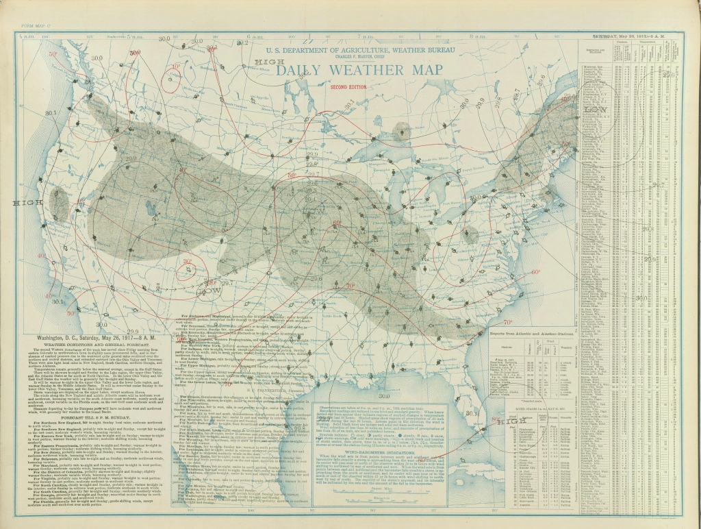 Daily weather map