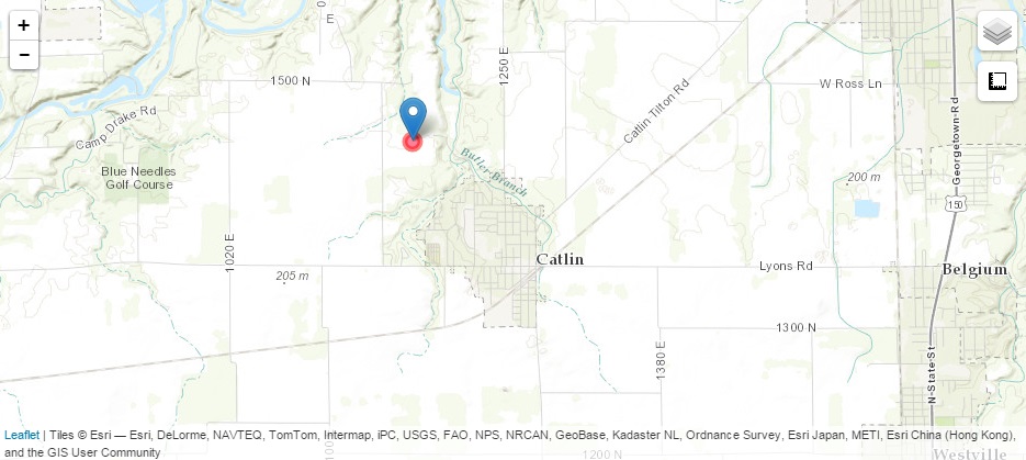 Catlin Track Map