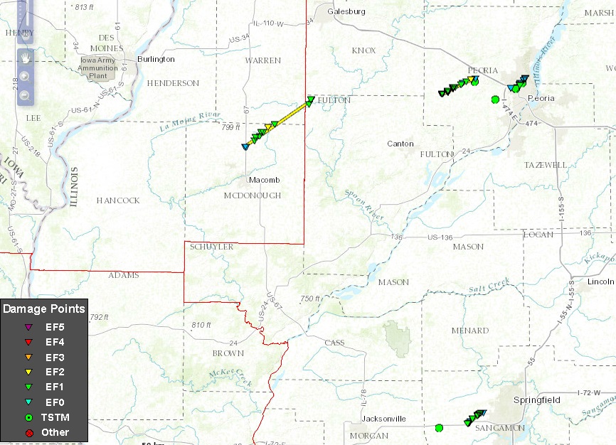 Track overview map