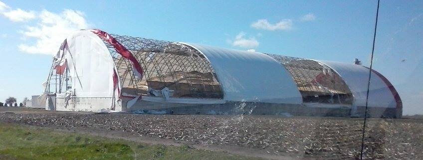 Damage near Princeville. Photo by Darin Kronner