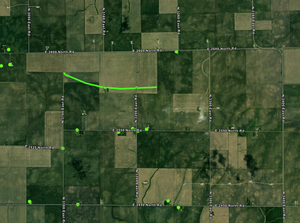 Pleasant Hill track map