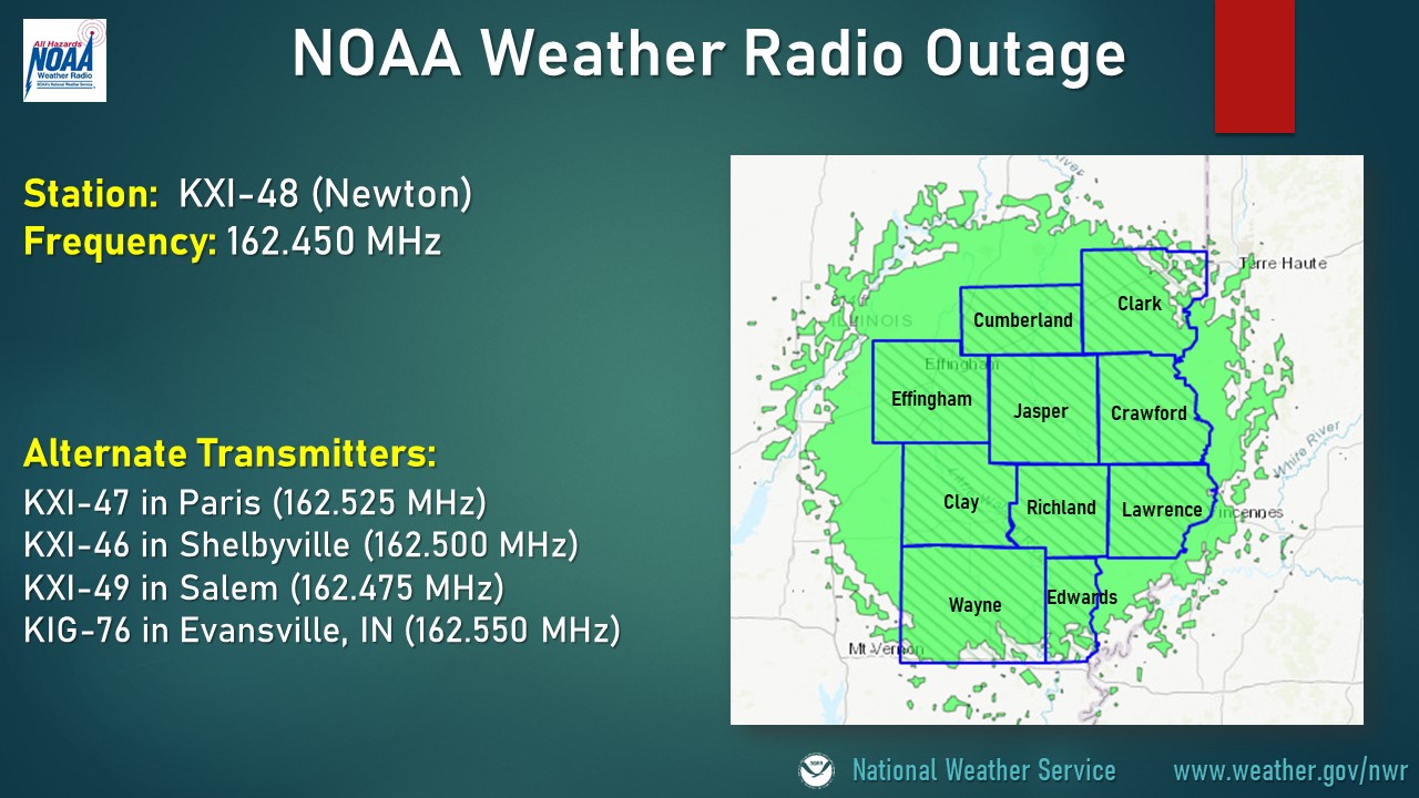 Newton NOAA Weather Radio outage