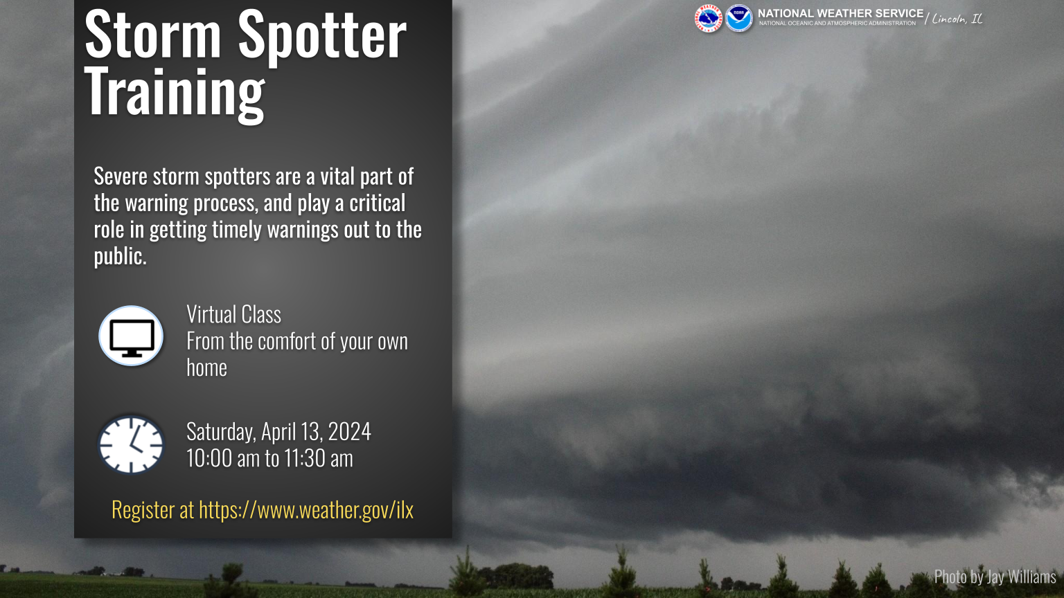 Storm spotter training details