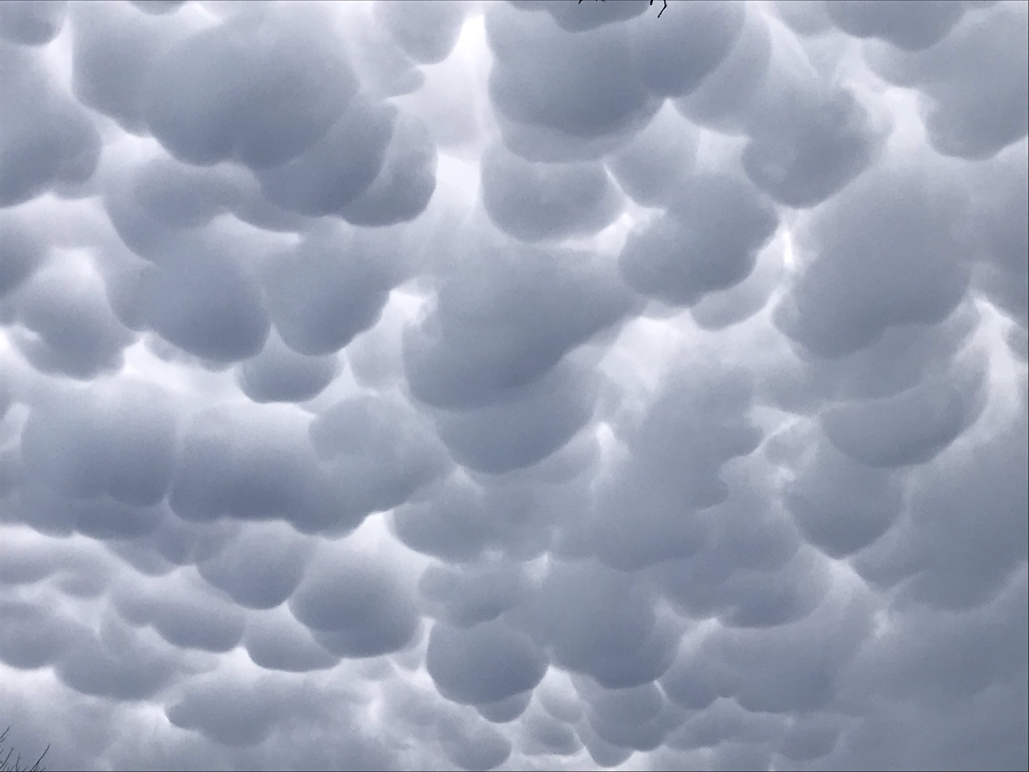 Mammatus Clouds near Crawfordsville