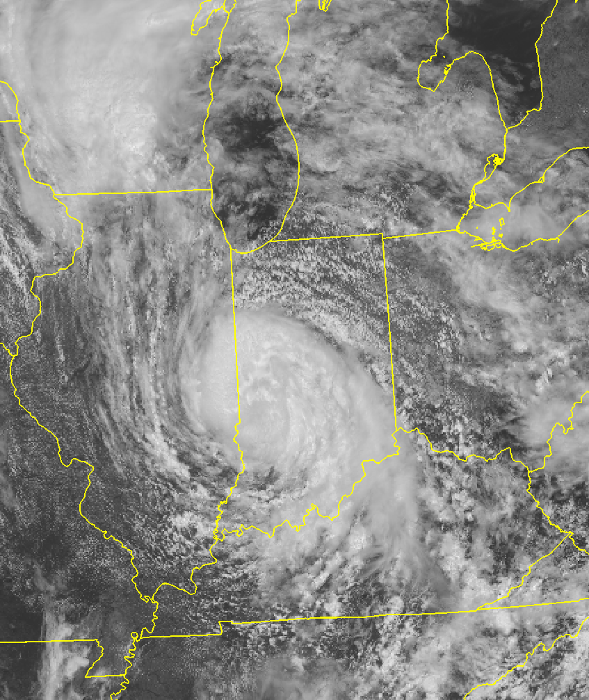 Visible Satellite Image at 1 PM