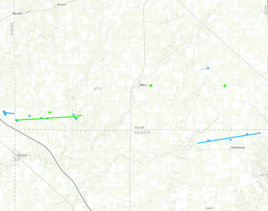 Wider View of Tornado Locations